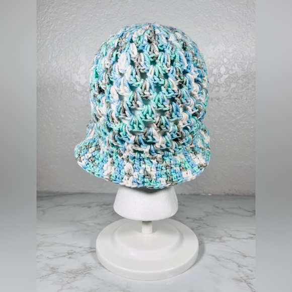 Multicolor Crochet Bucket Hat - Picture 3 of 7